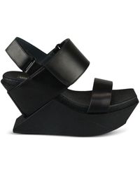 United Nude - Delta Wedge Leather Sandals - Lyst