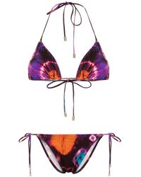 Zimmermann - Acadian Tie-dye Bikini Set - Lyst