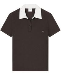 Courreges - Cotton Blend Polo Shirt - Lyst