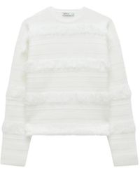 Jonathan Simkhai - Carrick Pullover Mit Fransen - Lyst