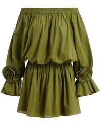 Essentiel Antwerp - Rosette-Embellished Mini Dress - Lyst