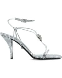 Versace - ラ メドゥーサ 85mm レースアップサンダル - Lyst