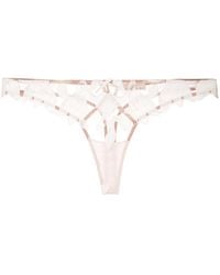 Fleur du Mal - Lily Lace Thong - Lyst