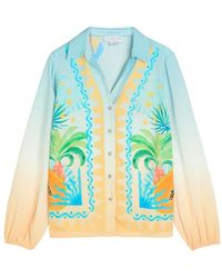 Never Fully Dressed - Rio Miley Blouse Met Print - Lyst
