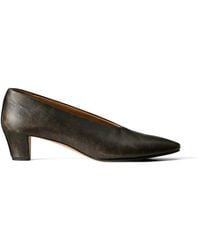 Calvin Klein - Distressed-Effect Pointed-Toe Pumps - Lyst