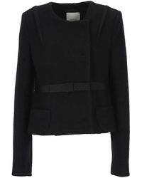 Patou - Bow-Detail Virgin Wool Jacket - Lyst