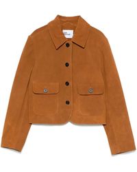 Self-Portrait - Suede Jacket - Lyst