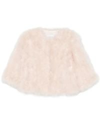 Yves Salomon - Feather-Trim Jacket - Lyst