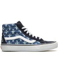 Vans - X Supreme Sk8-Hi "Hole Punch Denim - Lyst