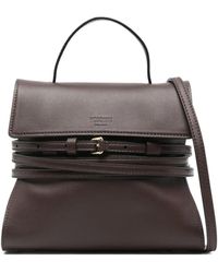 Moschino - Small Tie Me Buckle-Strap Tote Bag - Lyst