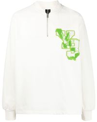 Y-3 - Logo-patch Organic Cotton Sweatshirt - Lyst