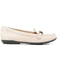 Geox - Annytah Chain-Detail Embossed Loafers - Lyst