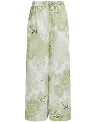 Aje. - Adina Floral-Print Trousers - Lyst