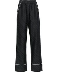Off-White c/o Virgil Abloh - Pantalon Droit À Motif Monogrammé En Jacquard - Lyst