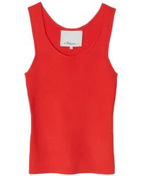3.1 Phillip Lim - Fine-ribbed Tank Top - Lyst