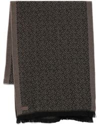 Canali - Écharpe À Franges - Lyst
