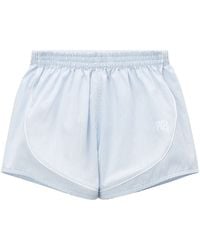 Alexander Wang - ロゴ ストライプ ショートパンツ - Lyst