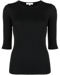 Vince - Fine-Ribbed Top - Lyst