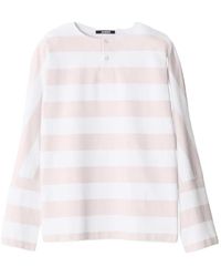 Jacquemus - Marinière Striped Long-Sleeve Polo Shirt - Lyst