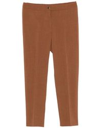 Marina Rinaldi - Pmragi Button-Fastening Trousers - Lyst