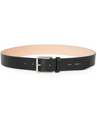 Paul Smith - Signature Stripe Stitch Riem Van Leer - Lyst