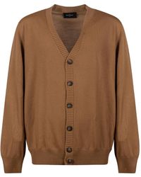 Gran Sasso - Button V-Neck Cardigan - Lyst