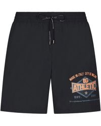 Dolce & Gabbana - Athletic-Print Swim Shorts - Lyst