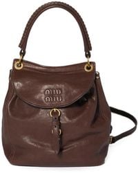 Miu Miu - Rendez-Vous Nappa-Leather Backpack - Lyst