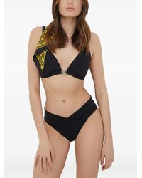 MICHAEL Michael Kors - Crossover-Waist Bikini Bottoms - Lyst