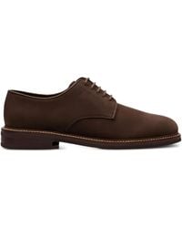 Brunello Cucinelli - Suede Lace-Up Shoes - Lyst