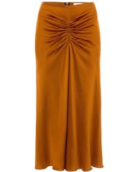 Victoria Beckham - Midi Bela Skirt - Lyst