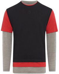 Marine Serre - Camiseta a capas - Lyst