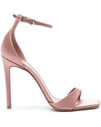 Paris Texas - Deep Satin Sandals - Lyst