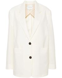 Studio Nicholson - Blazer Met Enkele Rij Knopen - Lyst
