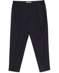 Briglia 1949 - Portobellos Pinstripe Pleated Trousers - Lyst