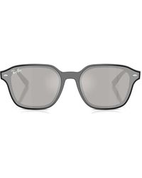 Ray-Ban - Sonnenbrille Mit Eckigem Gestell - Lyst