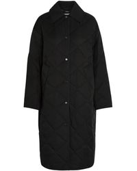 JOSEPH - Quilted Single-Breasted Coat - Lyst