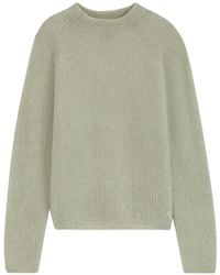BOSS - Alpaca-Blend Sweater With Mock Neck - Lyst
