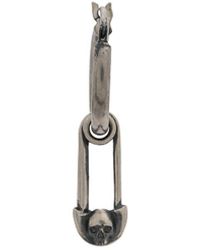 Northskull Creole mit Sicherheitsnadel - Mettallic