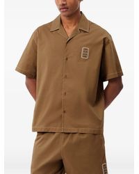 Lacoste - Relaxed-Fit Short-Sleeved Cotton Shirt - Lyst