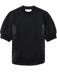 3.1 Phillip Lim - Panelled Short-Sleeve Top - Lyst