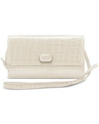 Jeffrey Levinson - Cari Croc-Embossed Shoulder Bag - Lyst