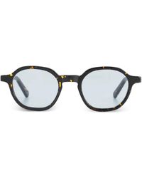 Lgr - Algiers Tortoiseshell-Effect Geometric-Frame Sunglasses - Lyst