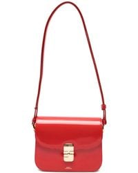 A.P.C. - Small Grace Leather Cross Body Bag - Lyst