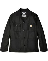 Junya Watanabe - Gestreept Button-Up Jack - Lyst