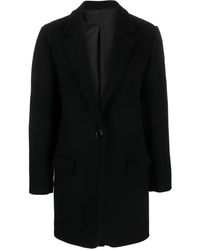 Isabel Marant - Jilinka Button-Up Virgin Wool Blend Coat - Lyst