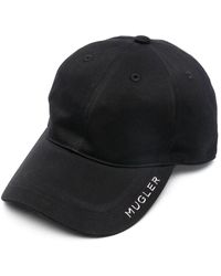 Mugler - Cappello da baseball con placca logo - Lyst