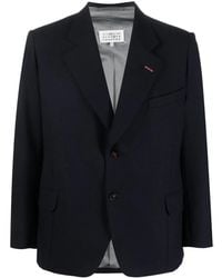 Maison Margiela - Single-Breasted Wool Blazer - Lyst