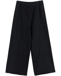 MM6 by Maison Margiela - Elasticated Cotton Trousers - Lyst