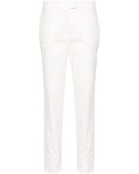 Peserico - Pressed-crease Tapered Trousers - Lyst
